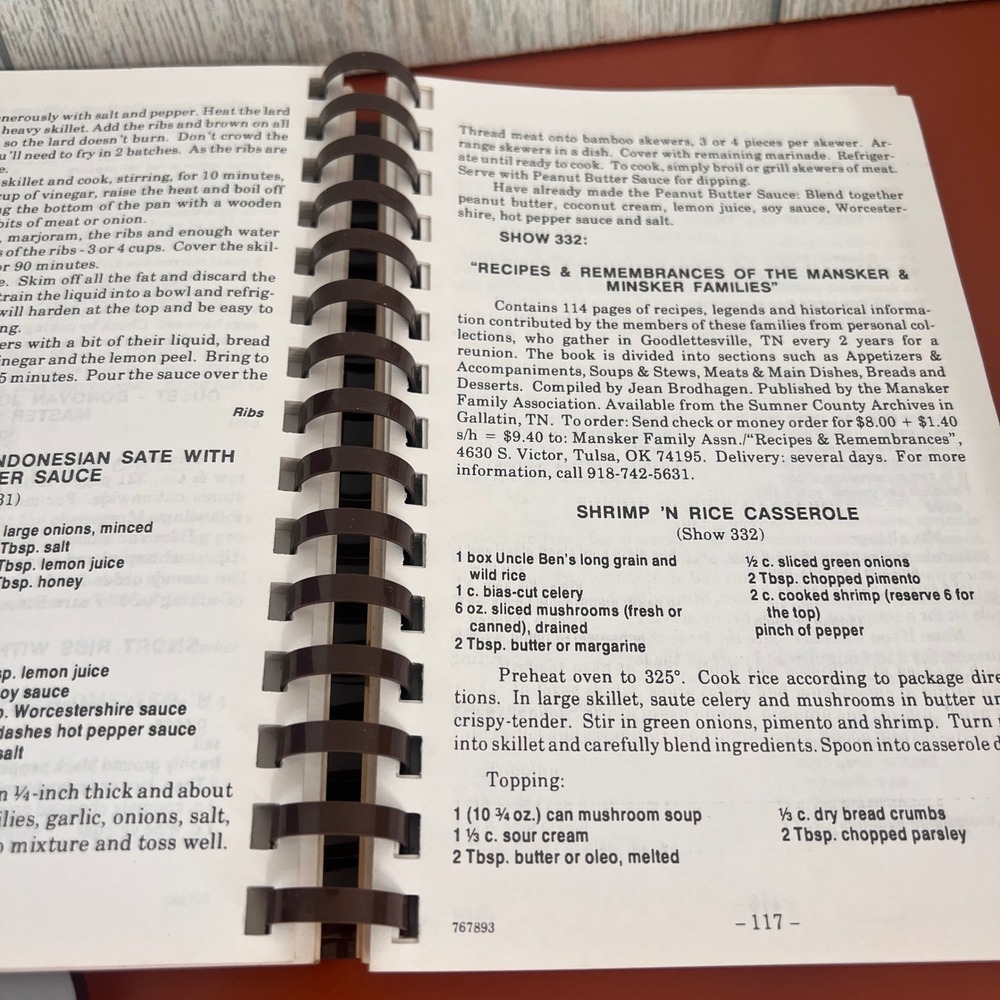 Cookin USA Cookbook Volume 5 Merle Ellis TNN Spiral Bound 1993 Vintage Recipes - Picture 5 of 10
